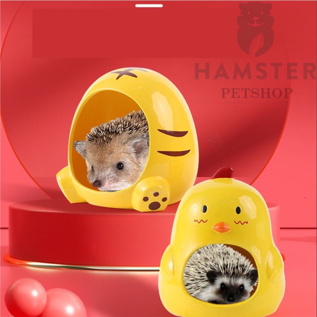 Nhà ngủ sứ gà cho Hamster, sóc, nhím