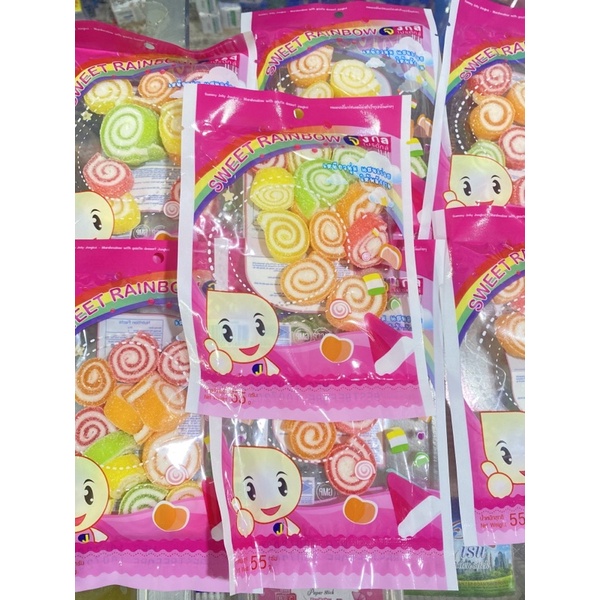 Kẹo Dẻo Trái Cây Jelly Jongkol Thái Lan Gói Bé 55g