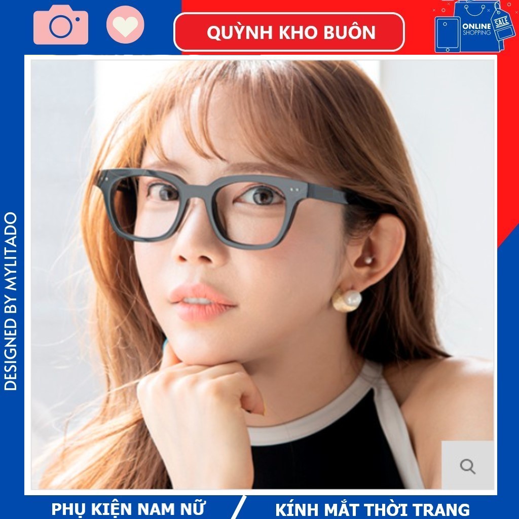 Gọng kính nam nữ Hàn Quốc Cao Cấp chống UV400 , kính mát gọng vuông thời trang 3331