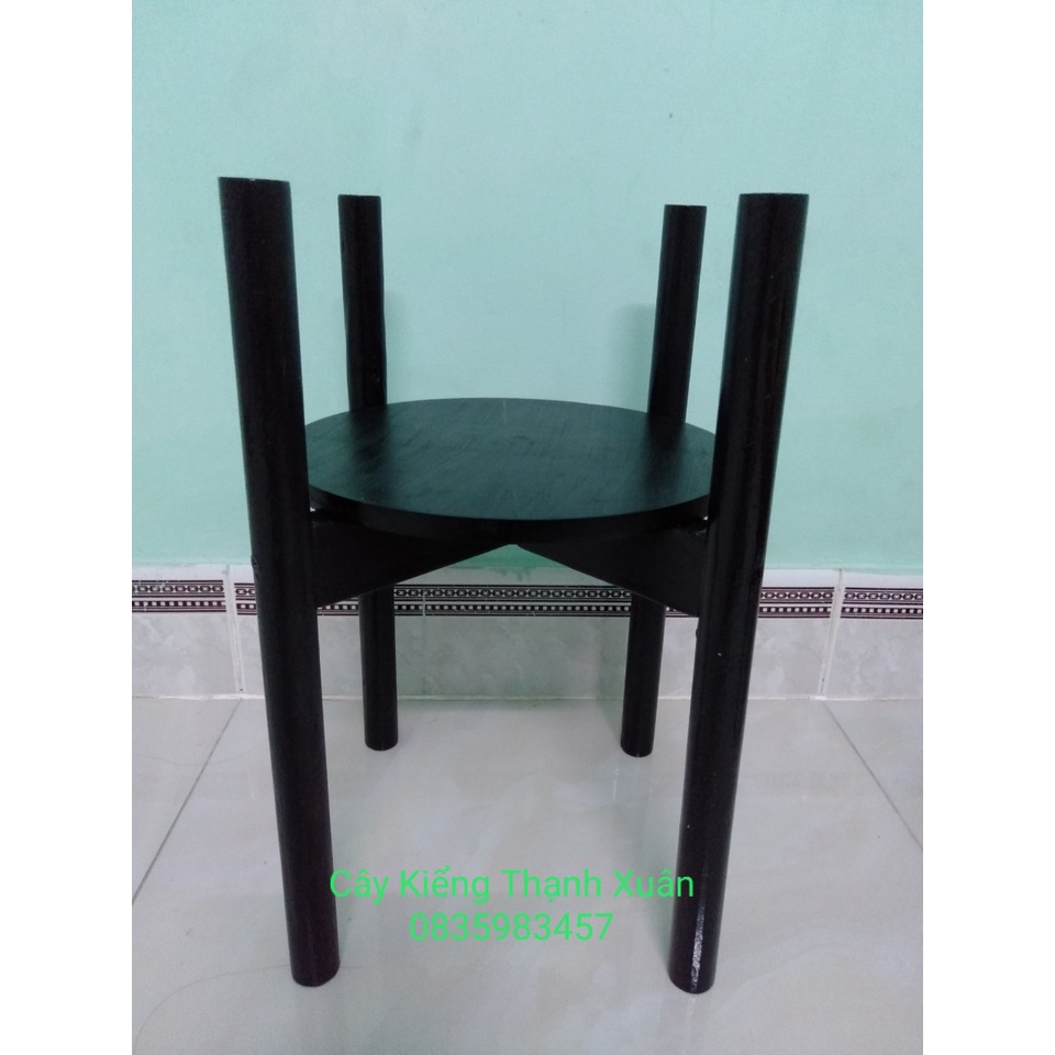 Kệ Giá Gỗ Để Chậu Hoa/Đôn Gỗ Để Chậu Hoa Cây Cảnh Để Bàn Trang Trí Kích Thước Cao 40cm x Rộng 31cm, lọt lòng chậu 26cm