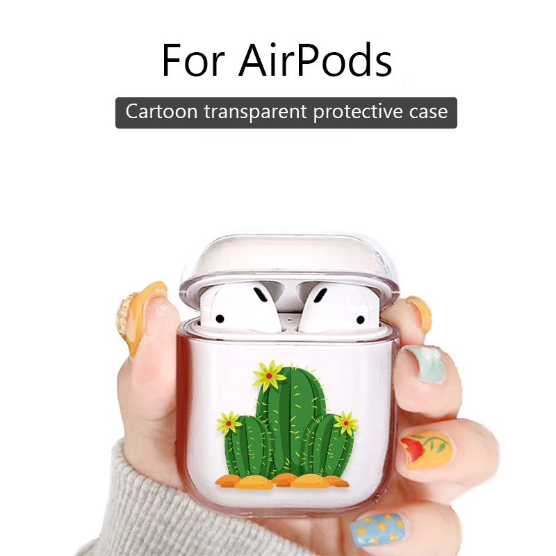 Hộp đựng tai nghe Bluetooth không dây hình chú sóc dễ thương cho Apple Airpods 1 / 2