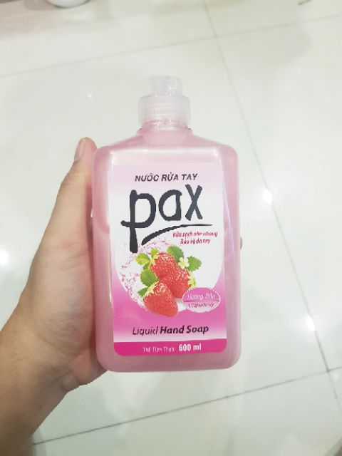 [CHAI LỚN] Nước Rửa Tay Xà Bông Xà Phòng Rửa Tay Pax 600ml | BigBuy360 - bigbuy360.vn