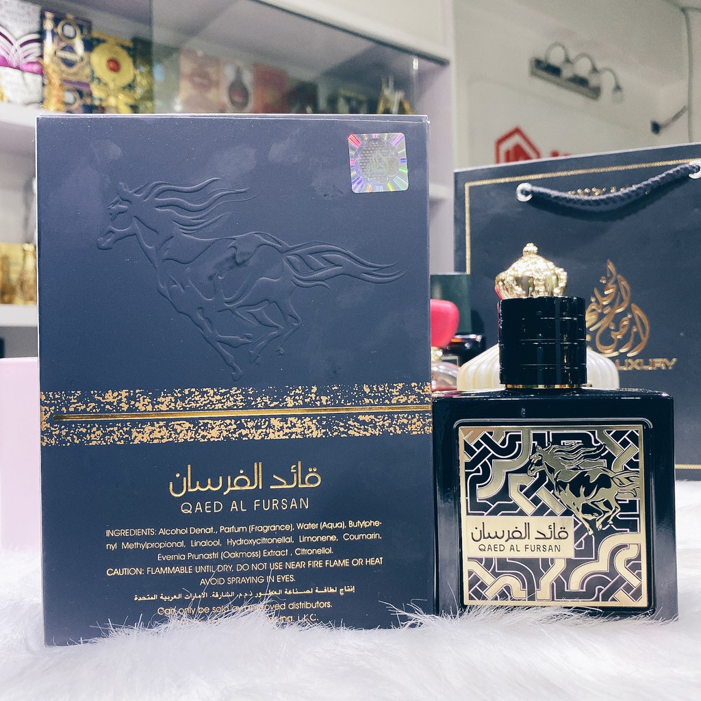 Fursan_Nước Hoa Dubai Nam Lattafa Qaed Al Fursan 100ml Mùi Hương Ngọt Ngào, Sành Điệu-ĐẲNG CẤP-CHÍNH HÃNG