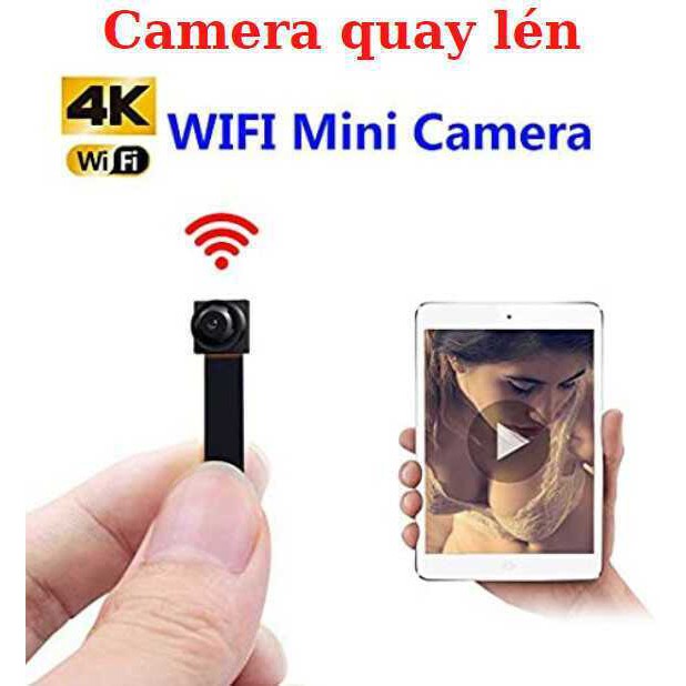 [ CAMERA MINI- 4K SẮC NÉT ] Camera mini wifi không dây FullHD 1080P Quay ngày và đêm - Kết nối điện thoại xem từ xa