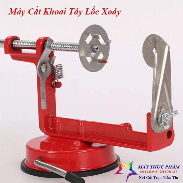 Máy Cắt Khoai Tây Lốc Xoáy Inox