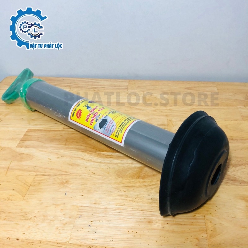 Cây bơm thụt thông tắc bồn cầu, nhà vệ sinh - thông cầu thông minh, đa năng