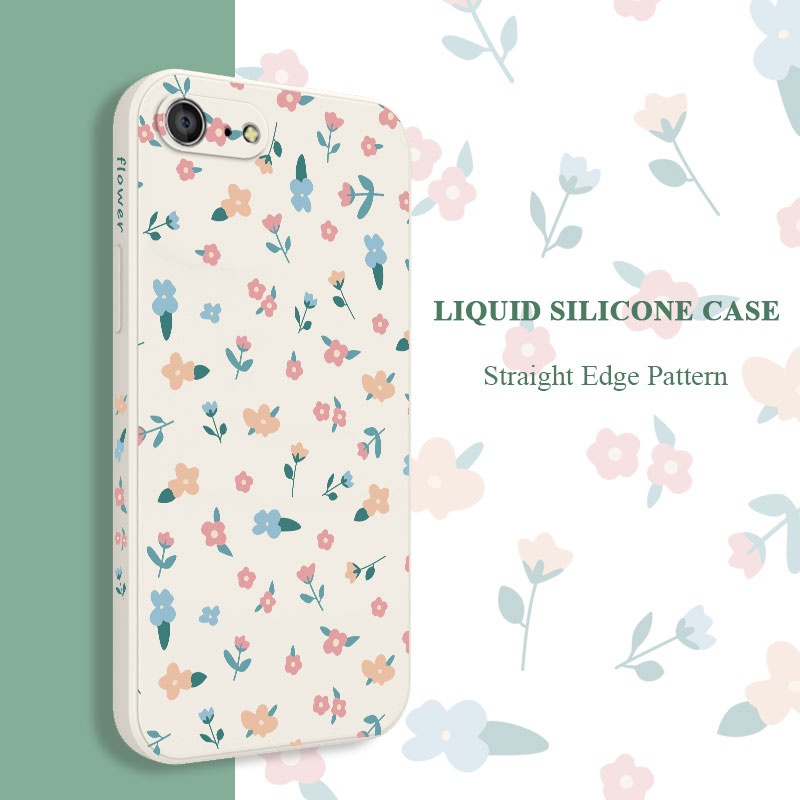 Ốp Điện Thoại Silicon Dẻo Họa Tiết Hoa Xinh Xắn Cho IPhone 8 7 Plus SE 2020 6 6S Plus