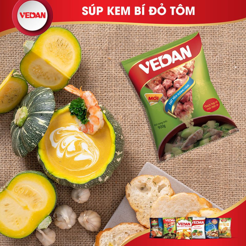 Hạt nêm xương hầm Vedan 3kg-Hsd 12 tháng-Chính hãng-Giá tốt