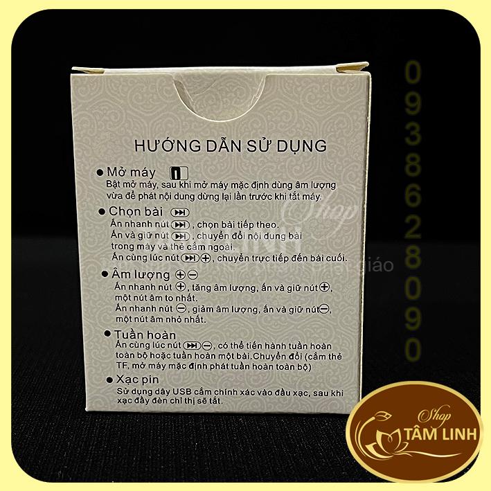[Ảnh thật] Máy niệm phật mini, máy tụng kinh, có khe cắm thẻ nhớ, dây đeo.có 10 điệu niệm Phật Tiếng Việt.