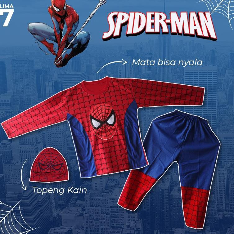 Bộ Đồ Hóa Trang Siêu Anh Hùng Spider Man 0as Cho Bé