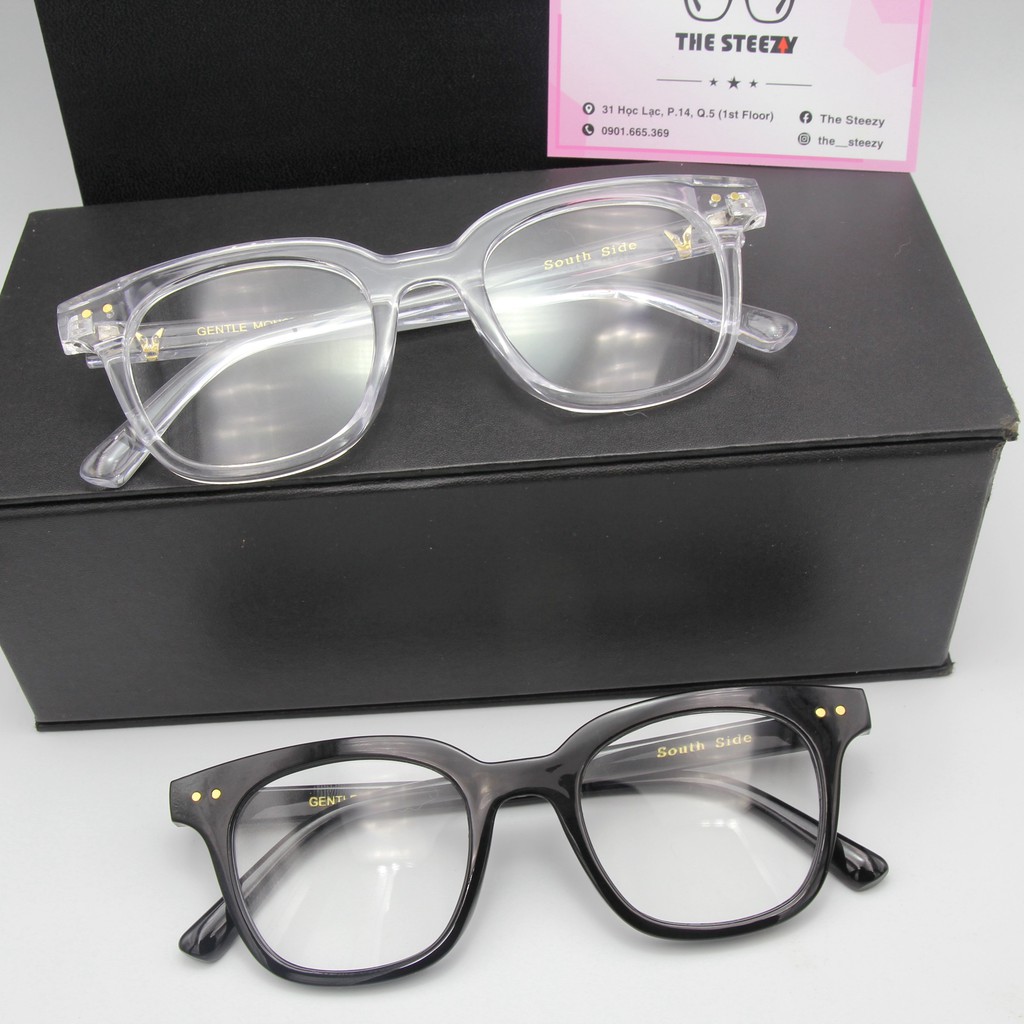 Gọng kính south side chữ v trắng đen -  kính mát nam nữ ( thay tròng cận được ) | BigBuy360 - bigbuy360.vn