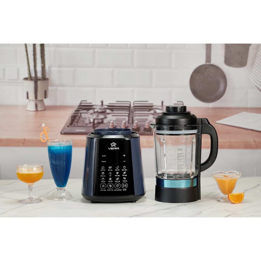 Máy làm sữa hạt, máy xay nấu đa năng Vera 13, CREEN BA-138 chức năng dung tích 1,75L - Bảo hành chính hãng 12 tháng