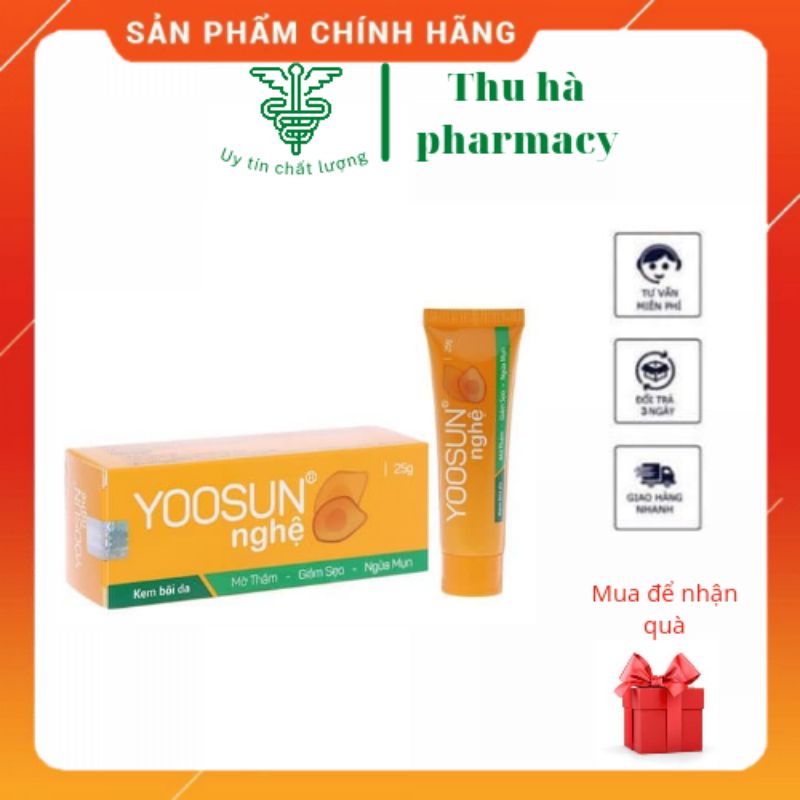 Yoosun Nghệ - Giúp làm mờ vết sẹo vết thâm do mụn, ngăn ngừa mụn.