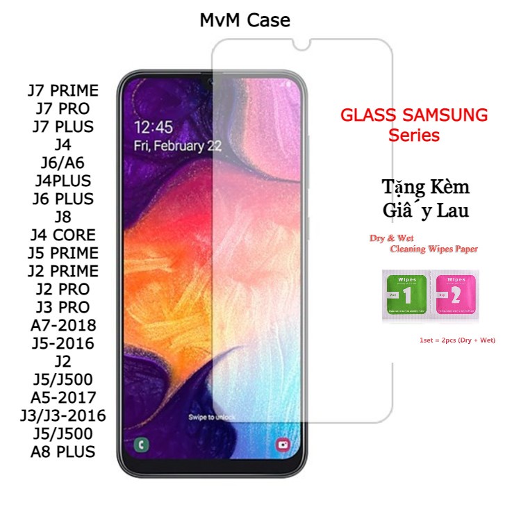 Kính cường lực Samsung J7prime/ J7pro/ J7 plus/J4 plus/ J6 plus/ J2 pro/J2 prime/ J5 prime/ J3 pro/J