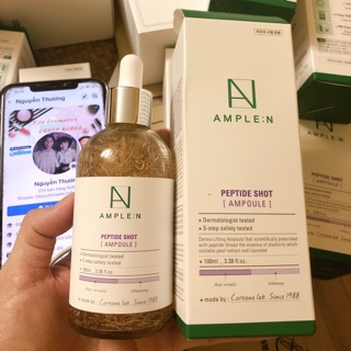 Tinh chất trắng da căng bóng Ample:n Peptide shot