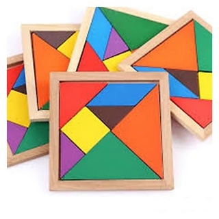 Đồ chơi ghép hình, bảng ghép hình tangram