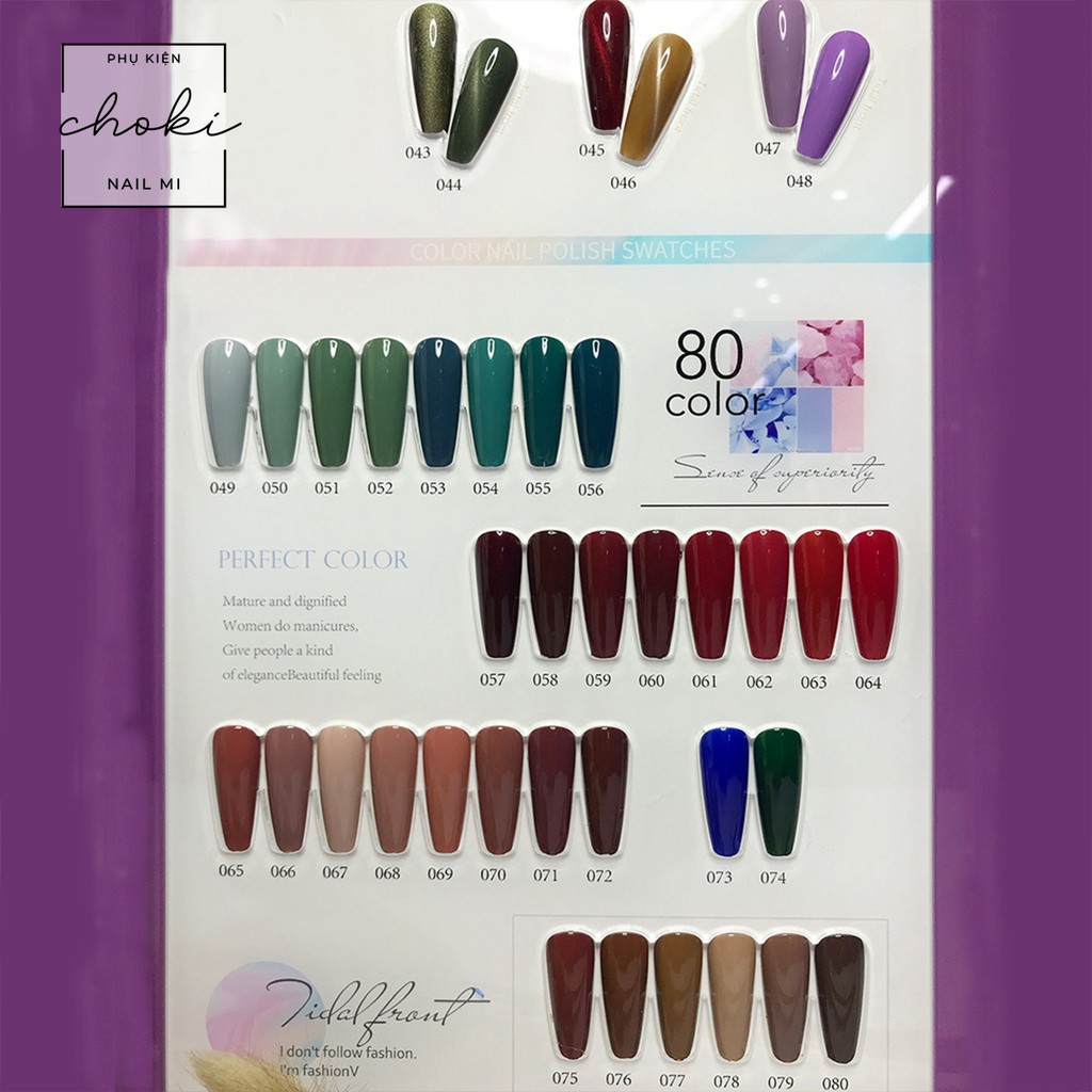 Sơn gel nails 99 sơn móng tay móng chân CHOKI NAIL MI nhiều màu cao cấp 3