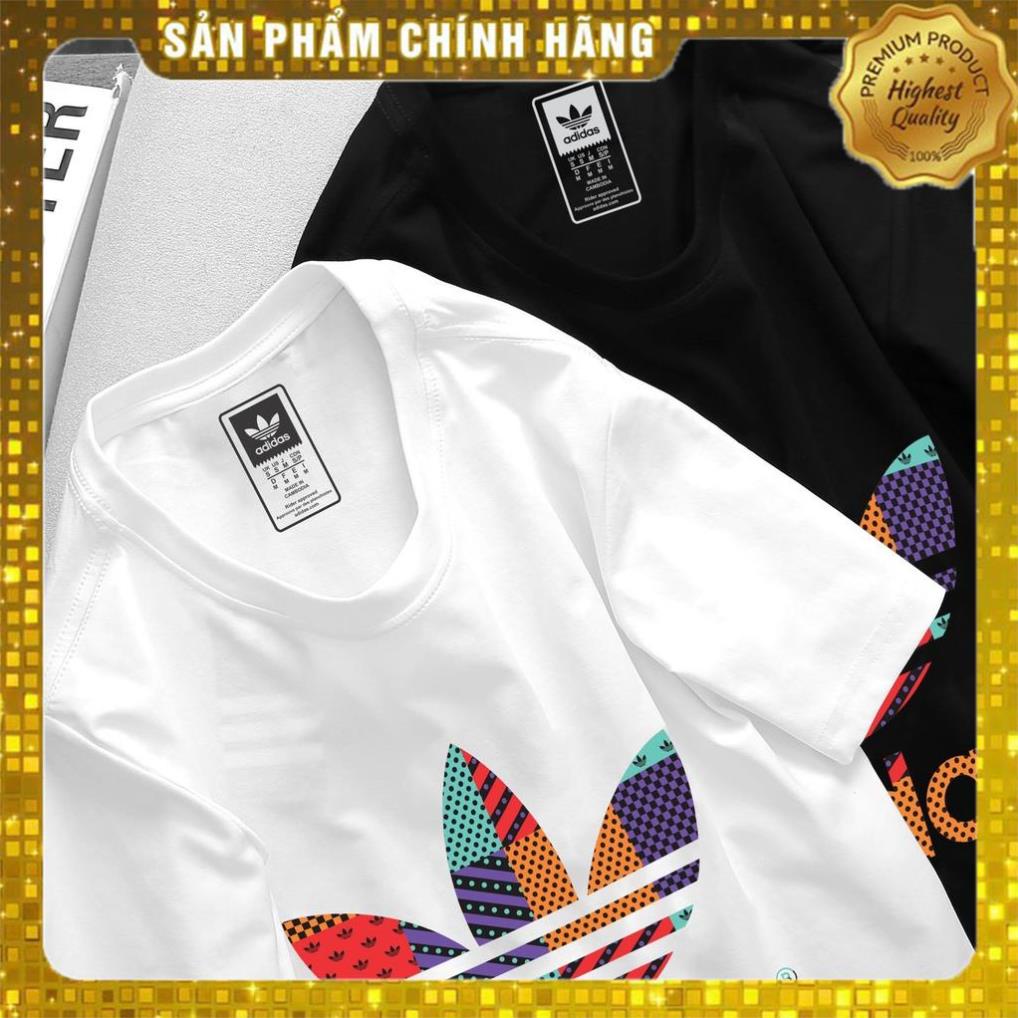 ÁO THUN NAM NỮ FROM RỘNG IN DECAL CAO CẤP MẪU ADIDAS