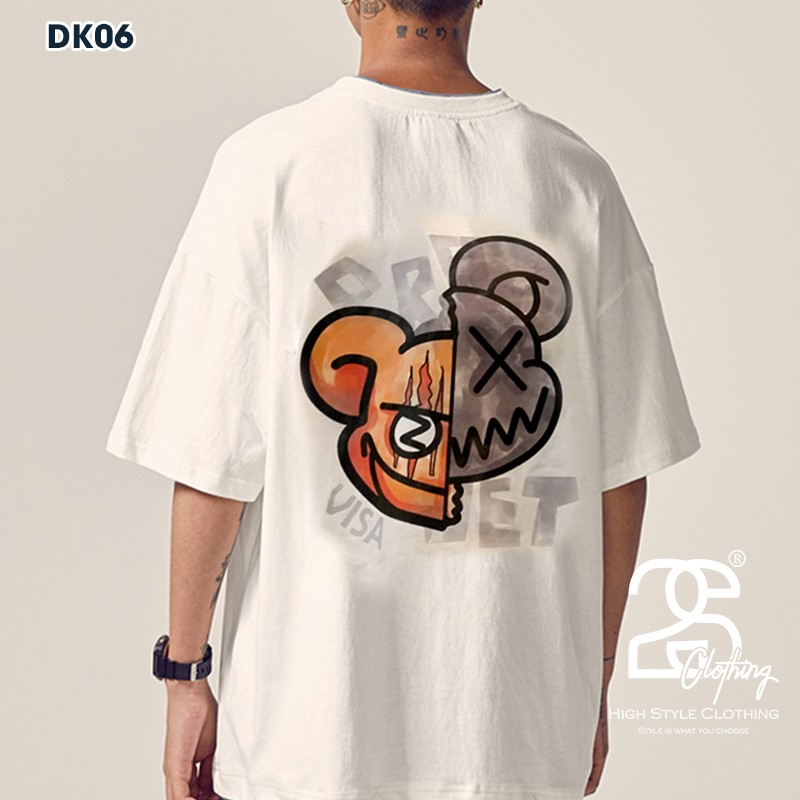 Áo Thun Tay Lỡ 2S Clothing - DK06 Form Rộng Unisex, Áo Phông Nam