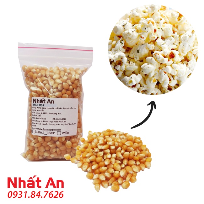 Bắp rang bơ / Ngô Mỹ làm bắp rang bơ