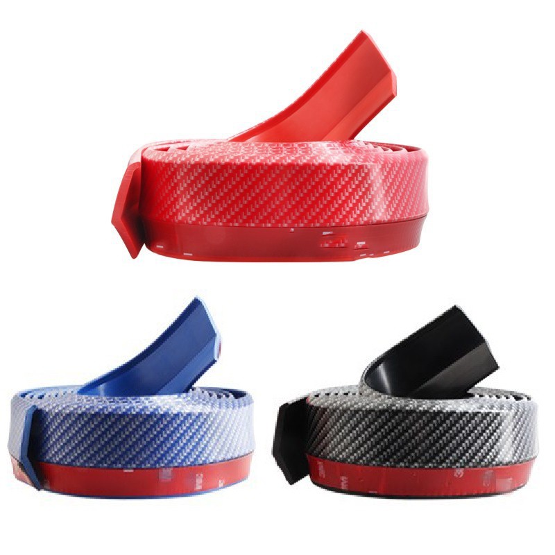 Cuộn cao su SAMURAI dầy vân trơn và carbon trang trí bảo vệ ba đờ sốc trước và sau siêu chắc