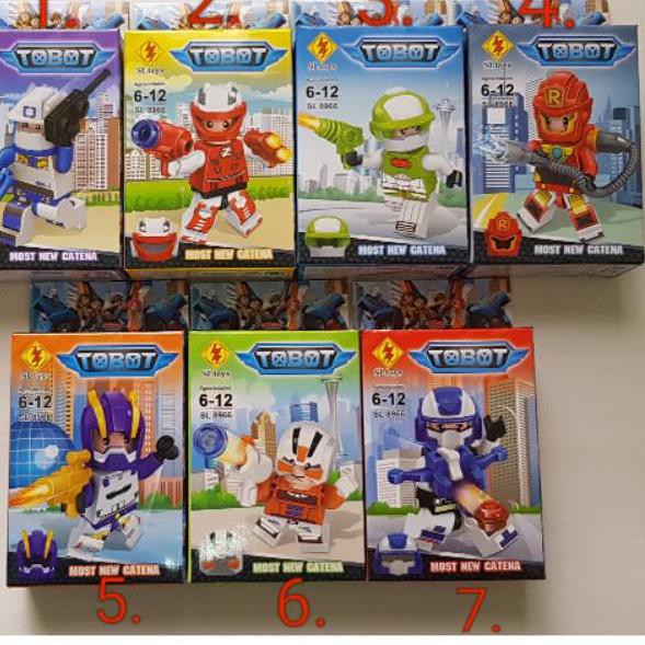Mô hình đồ chơi Lego Robot Tobot W X Y Z 7V ➛ ✵☃