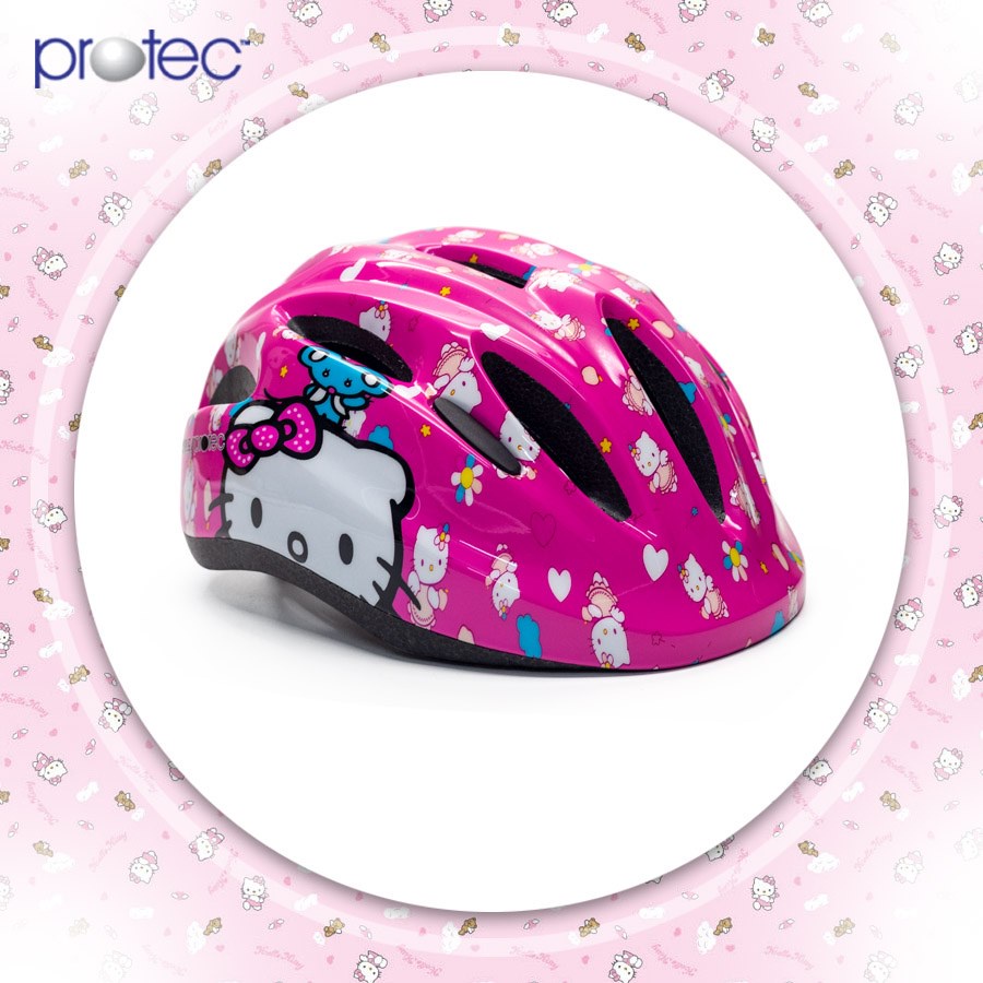 Mũ bảo hiểm PROTEC Smile siêu nhẹ dành cho bé trai - Có Đèn
