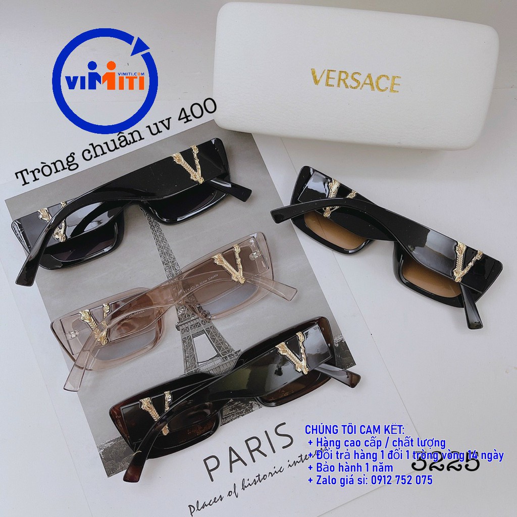 [ PHỤ KIỆN THEO HÃNG ] Kính thời trang nữ Versace hàng cao cấp, tròng kính polarized [ ĐỊA CHỈ BÁN ĐÁNG TIN CẬY ]