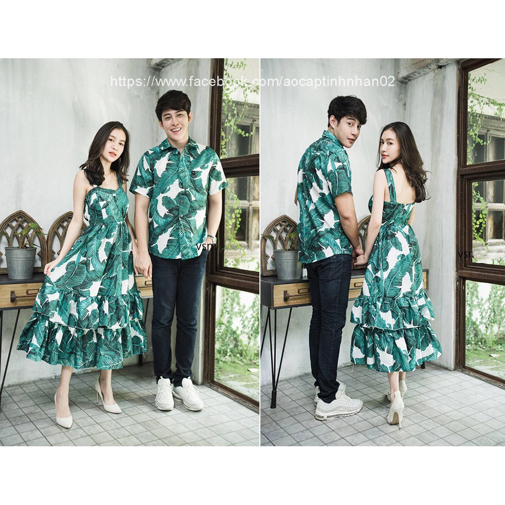 Đồ đôi nam nữ, Set áo váy đôi chụp ảnh cưới, Đồ couple đi biển