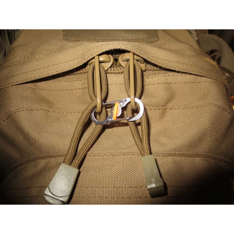 Móc khóa EDC GALANO móc treo chìa khóa carabiner treo balo du lịch có chốt khoá xoay tiện dụng HK-001209