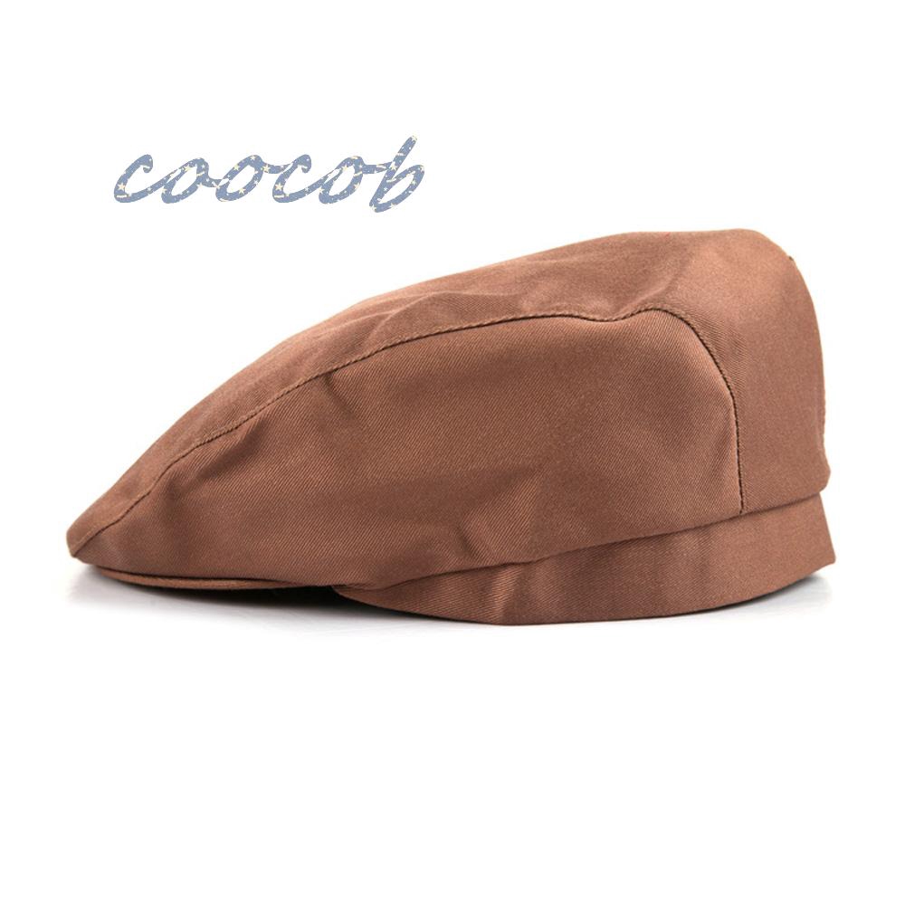 Nón beret chất liệu vải cotton dành cho nam nữ làm đầu bếp