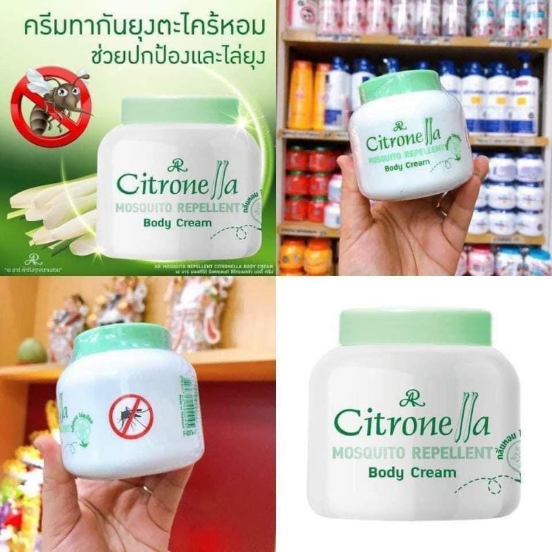 Kem dưỡng thể chống muỗi hương sả CITRONELLA Thái Lan