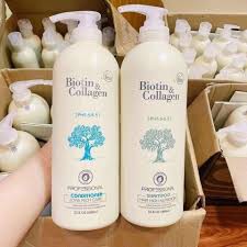 Dầu Gội Xả Biotin Collagen Trắng | Giảm Rụng Tóc,Phục Hồi Tóc Khô Xơ, Hư Tổn 1000ML⚜️Hàng Chính Hãng⚜️ | BigBuy360 - bigbuy360.vn