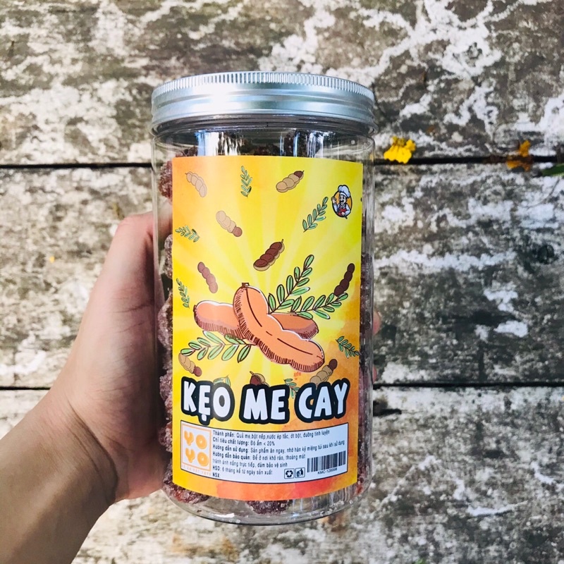 [SẴN SLL][FREESHIP TỪ 50K] KẸO ME LÀO, ME LÀO LẮC ĐƯỜNG MUỖI ỚT HŨ PET 500G