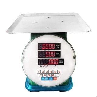 CÂN ĐIỆN TỬ TÍNH TIỀN INOX 60KG KIỂU CÂN KIM ĐỒNG HỒ NHƠN HÒA