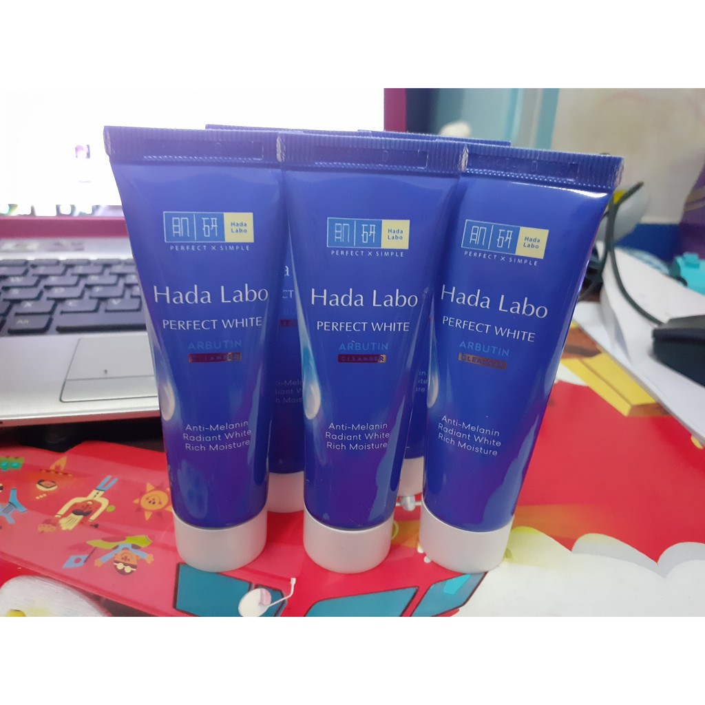 Dung dịch và sữa rửa mặt Hada Labo mini 20ml