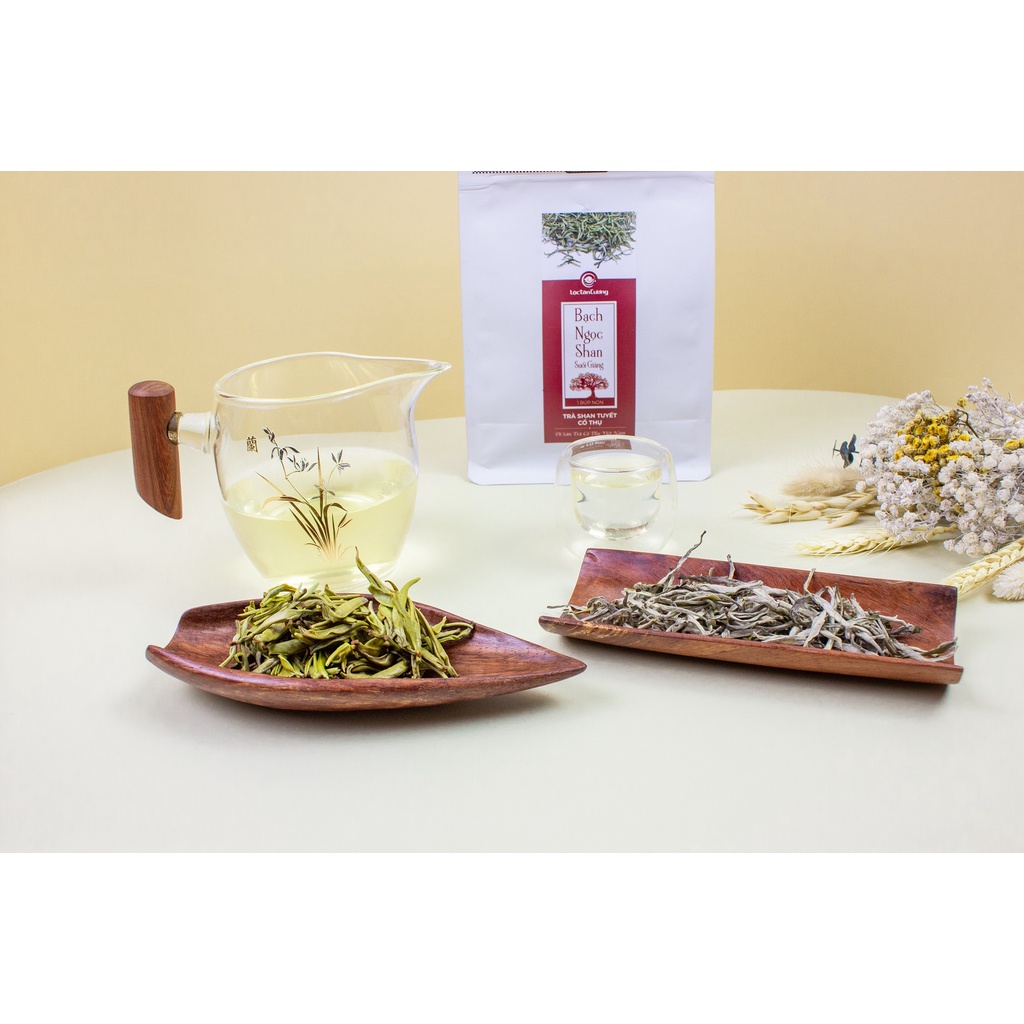 Trà Bạch Ngọc Shan Suối Giàng Túi 100g - Bạch Trà Cổ Thụ Suối Giàng, Yên Bái