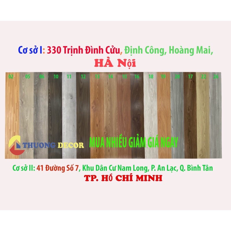 Sàn nhựa vân gỗ tự dán màu 20