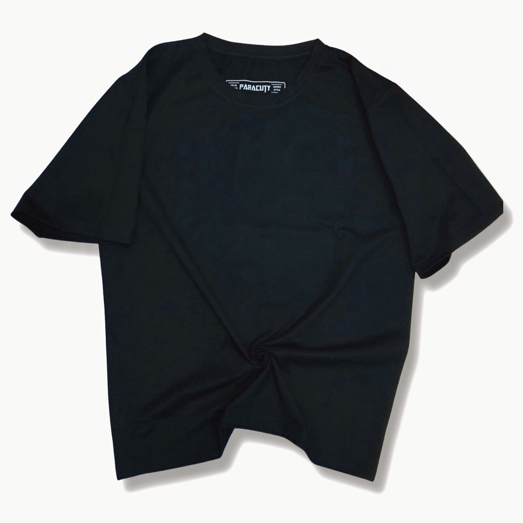 Áo thun trơn nam nữ Unisex PARACUTY chất liệu cotton 100%, co giãn 4 chiều, dày dặn, form rộng tay lỡ