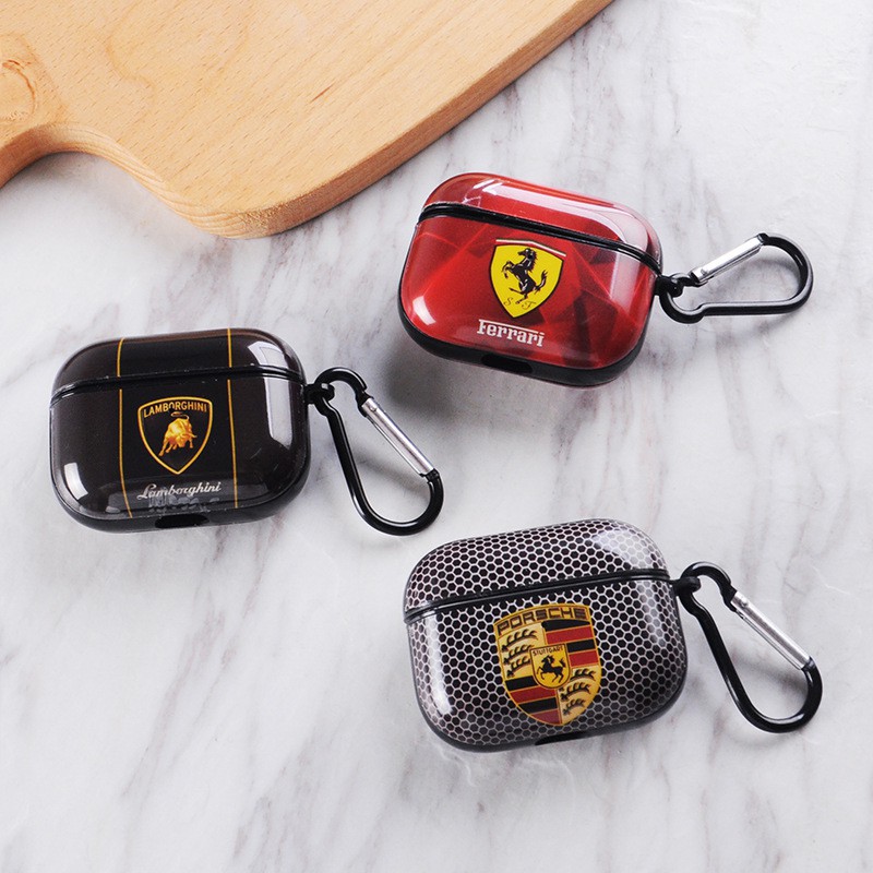 Vỏ bao airpod - Case airpod pro IMD Sup - Kaws- Ferrari - One piece ( tặng kèm móc) -Hồng Anh Case