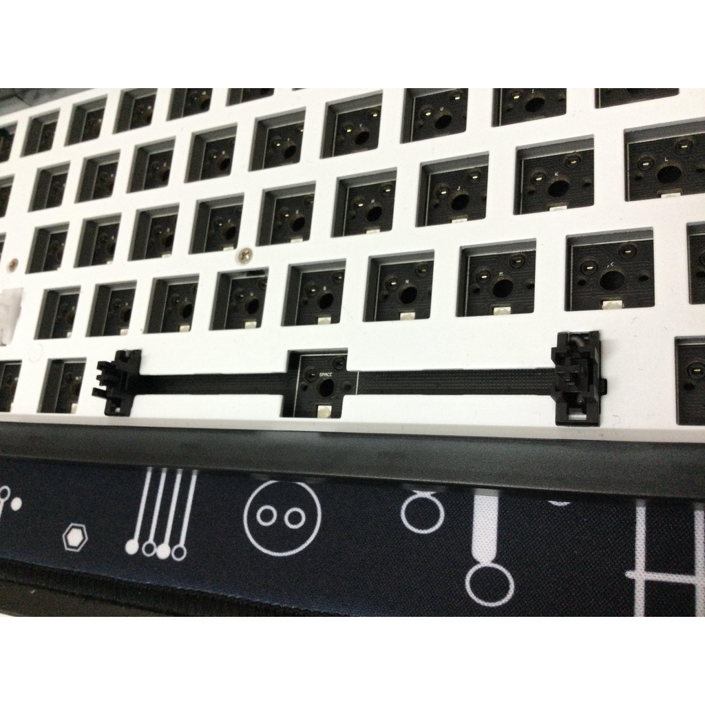 Stab Cherry Wire bạc | Bộ cân bằng cho bàn phím cơ mods sẵn - Kicap