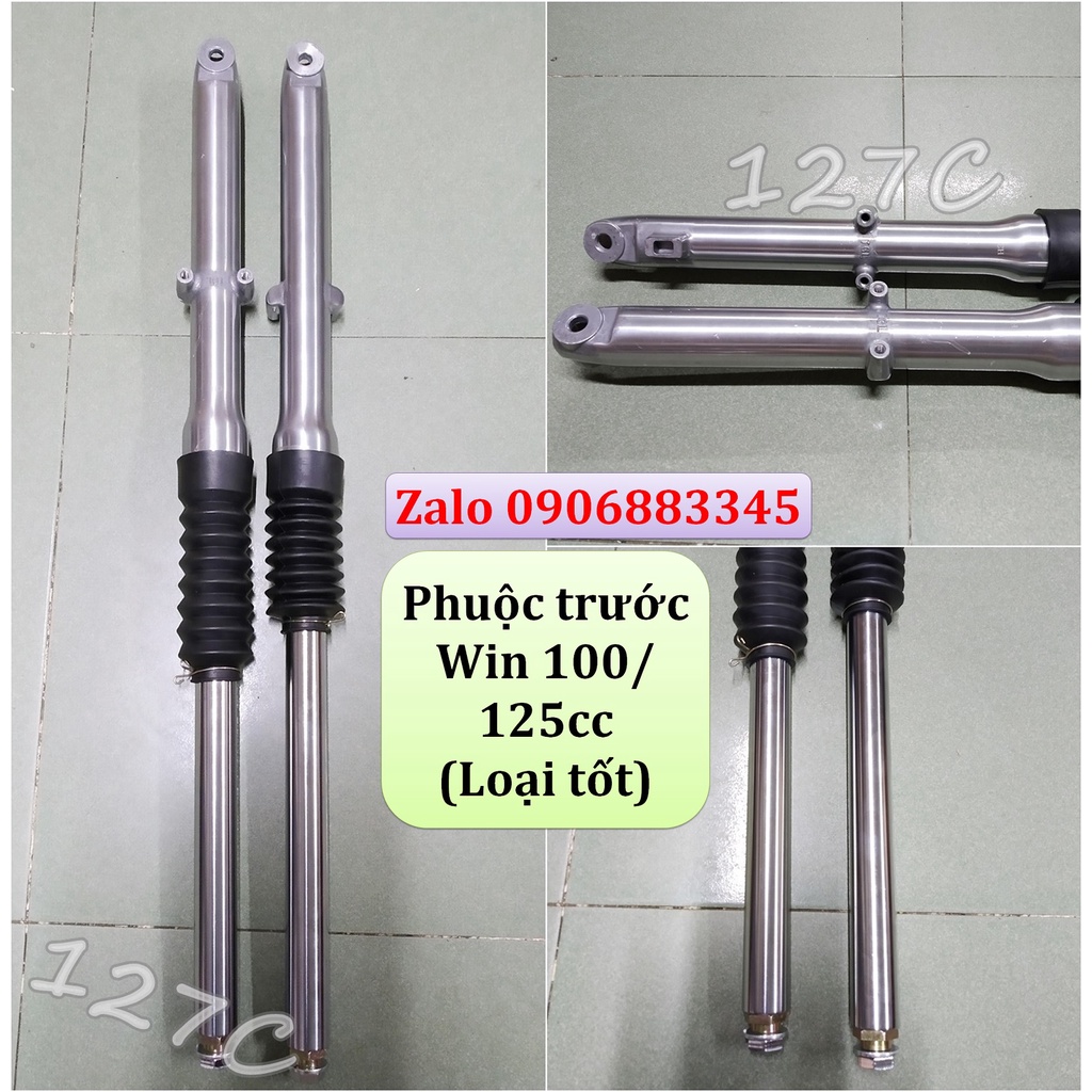 Phuộc trước Win 100/ 125cc gắn phanh thắng đùm