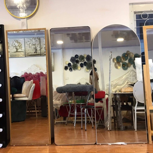 (KHÁCH VUI LÒNG IB TRƯỚC CHO SHOP NHÉ) Gương nịnh/ gương soi toàn thân gỗ min công nghiệp