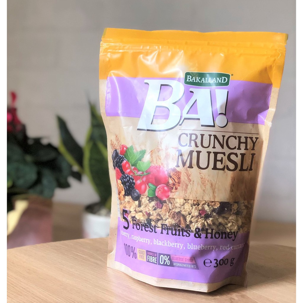 Ngũ cốc Trái cây Bakalland Muesli 300g - Forest fruits (Tím) | BigBuy360 - bigbuy360.vn