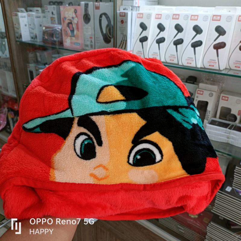 Áo choàng biến hình siêu Kun cho bé - HKM Sữa Kun