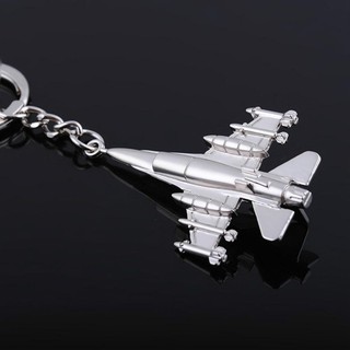 Móc khóa bằng kim loại hình máy bay chiến đấu F16 phong cách