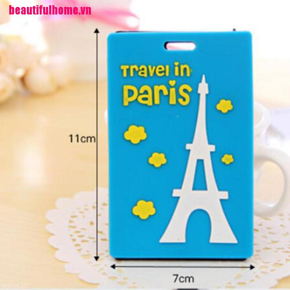 {beautifulhome.vn}Luggage Tags Labels Strap Name Address ID Suitcase Bag Baggage Travel Label Tag