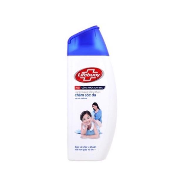 Sữa tắm bảo vệ khỏi vi khuẩn Lifebuoy chăm sóc da và bảo vệ vượt trội 1 chai 245ml