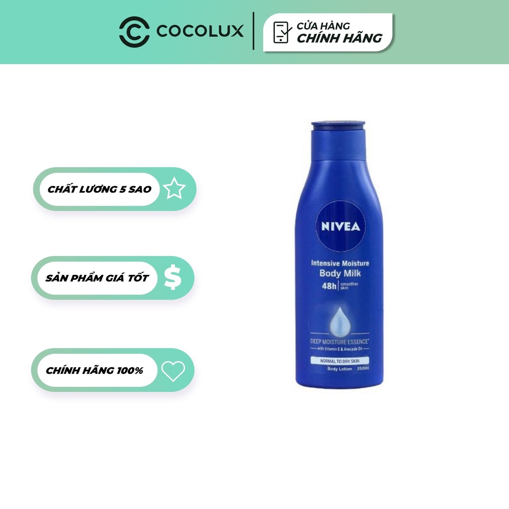 Sữa dưỡng thể Nivea dưỡng ẩm chuyên sâu 250ml [COCOLUX]