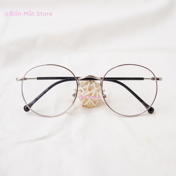 Gọng Kính Cận Tròn Kim Loại Vintage 9901
